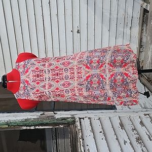 Lulus Womens Mini Dress Sleeveless Lined Rayon Made in USA